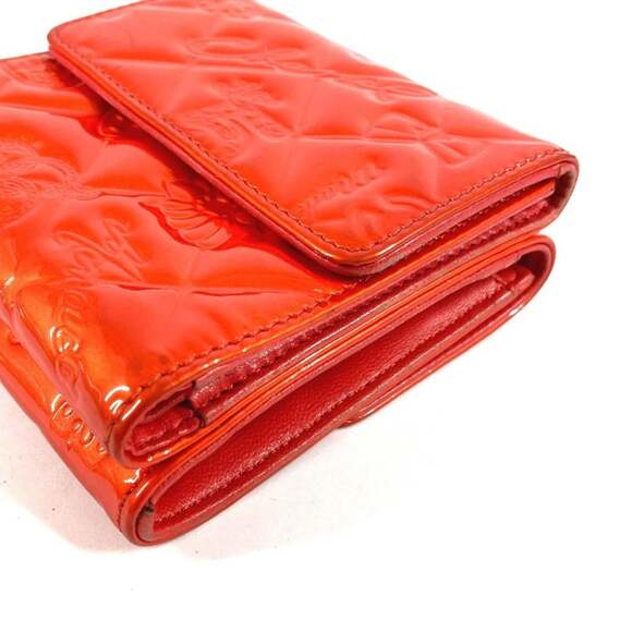 CHANEL Red Leather Wallet